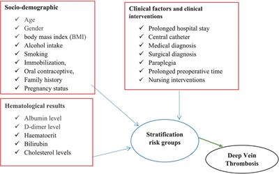 Risk stratification and contributing factors of deep vein thrombosis among patients admitted at Debre Markos comprehensive specialized hospital, Ethiopia in 2024